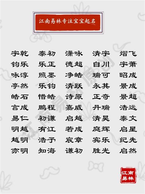 渝姓名學|楚辞中儒雅诗意男孩子名字：名字带字义分析